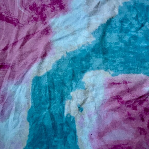 three bird nest On The Daily Oversized Slit Tee Dress Tie Die Soft Cozy Vacation - Picture 7 of 7